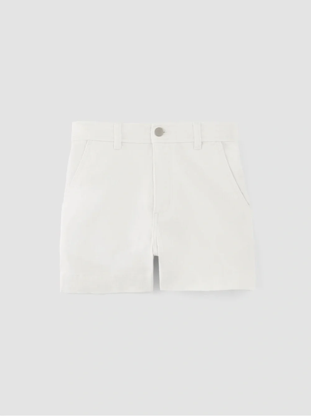 Everlane The Organic Way-High Short Bone Denim Shorts Size 0 NWT